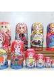 10'Lu Ahşap Matruşka Seti