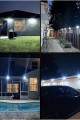 100 Led DIŞ Mekan Solar Aydınlatma Fotoselli Solar Lamba Hareket Sensörlü