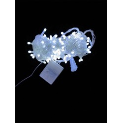 10m 100 Led Damla Uçlu Beyaz Işık Şeffaf Kablo 10m 100 Led Damla Uçlu Beyaz Işık Şeffaf Kablo