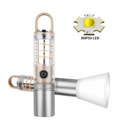 10W Zoomlu Led Powerbank Özellikli Şarjlı Kamp El Feneri 10W Zoomlu Led Powerbank Özellikli Şarjlı Kamp El Feneri