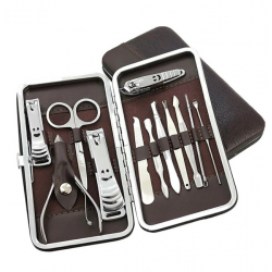12 Parça Manikür Seti Çantalı 12 Parça Manikür Seti Çantalı