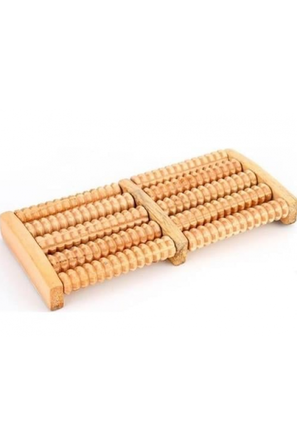 12 Silindirli Ahşap Ayak Masaj Aleti