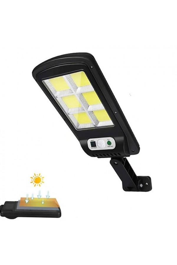120 Ledli Kumandalı Solar Sokak Lambası Bahçe Aydınlatma S-36