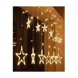 138 Ledli Yıldız Perde Işık 3 Metre
