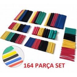 164 Parça Set Isıyla Daralan Makaron Kablo Koruyucu Kılıf 164 Parça Set Isıyla Daralan Makaron Kablo Koruyucu Kılıf