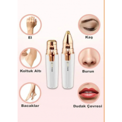 2 Başlıklı Yüz Tüy Alıcı Kaş Bıyık Kıl Epilasyon Aleti Şarjlı 2 Başlıklı Yüz Tüy Alıcı Kaş Bıyık Kıl Epilasyon Aleti Şarjlı