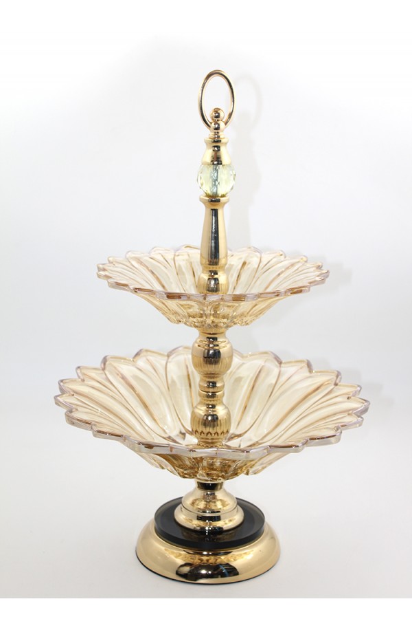 2 Katlı Cam Şekerlik