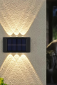 2'li Solar Duvar Aydınlatması 6 Ledli Gün Işığı