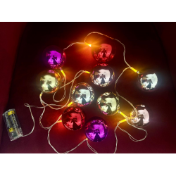 2 Metre 10 Led Pilli 2 Kademeli Parlak Top Led Yılbaşı Ağacı Süsü 2 Metre 10 Led Pilli 2 Kademeli Parlak Top Led Yılbaşı Ağacı Süsü