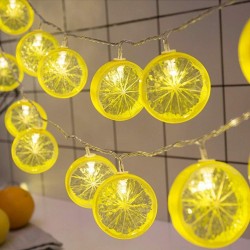 2m 10 Led Pilli 2 Kademeli Limon Led Işık 2m 10 Led Pilli 2 Kademeli Limon Led Işık