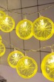 2m 10 Led Pilli 2 Kademeli Limon Led Işık