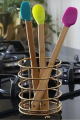 3 adet ısıya dayanıklı bambu spatula