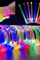 3 Modlu Pilli LED Işıklı Esnek Parti Bilekliği Yeşil