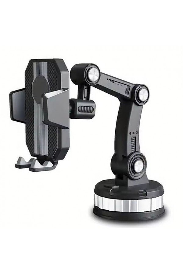 360° Döner Başlıklı Vakumlu Ayarlanabilir Araç İçi Telefon Tutucu