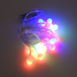 3m 20 Led Beyaz Top RGB ışık Pilli 2 Kademeli 3m 20 Led Beyaz Top RGB ışık Pilli 2 Kademeli