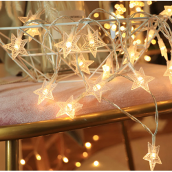 3m 20Led Pilli 2 Kademeli Yıldız Led Gün Işığı 3m 20Led Pilli 2 Kademeli Yıldız Led Gün Işığı