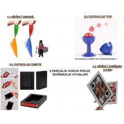 Sihirbazlık Seti – Hokus Pokus Sihirli Numara Seti Sihirbazlık Seti – Hokus Pokus Sihirli Numara Seti