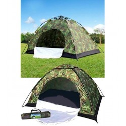 4 Kişilik Kamuflaj Desenli Kolay Kurulumlu Kamp Çadırı 4 Kişilik Kamuflaj Desenli Kolay Kurulumlu Kamp Çadırı