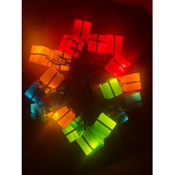 4 Metre 20 Led Pilli 2 Kademeli Hediye Kutusu Yılbaşı Ağacı Süsü Led Işık 4 Metre 20 Led Pilli 2 Kademeli Hediye Kutusu Yılbaşı Ağacı Süsü Led Işık