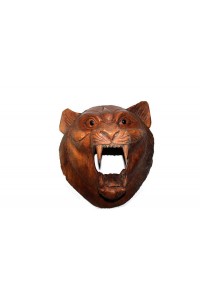 40 CM KÜKREYEN ASLAN KAFASI AHŞAP