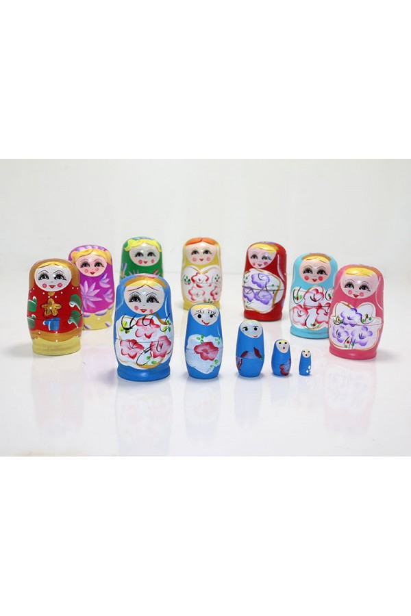 5'Li Ahşap Matruşka