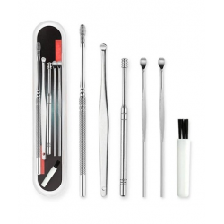 6 Parça Paslanmaz Çelik Kulak Temizleyici