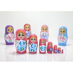 7'Li Ahşap Matruşka 7'Li Ahşap Matruşka