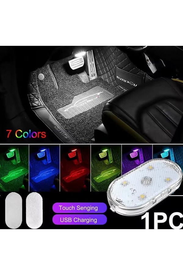 7 Renk Değişebilen Dokunmatik Sensörlü Mini Led Lamba