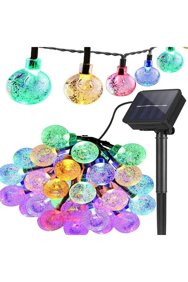 7m 50 Led RGB Solar