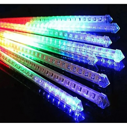 8 Adet Meteor Kayan Tüp Led Ağaç Bahçe Solar Güneş Enerjili Led S-12