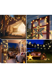 8 Fonksiyonlu 5 Metre 30 Yıldız Güneş Enerjili S-42