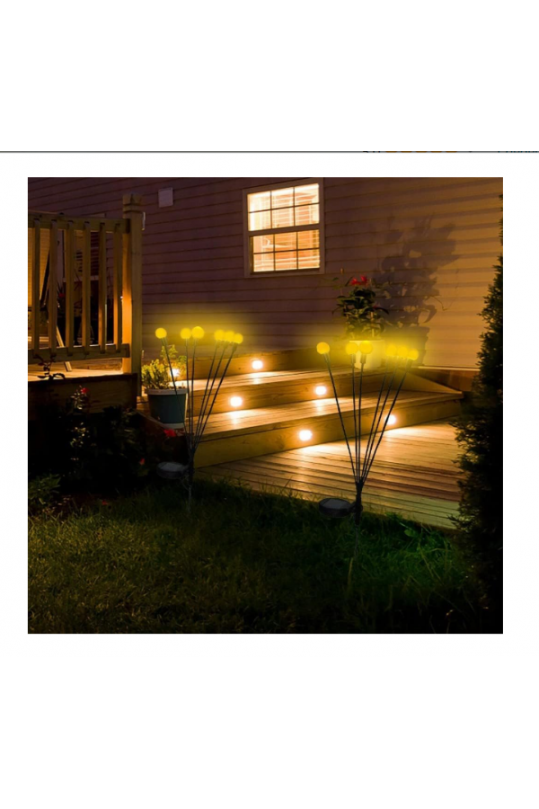 8 Led'li Güneş Enerjili Bahçe Çiti Aydınlatma Lamba (sarı) 8 Led'li Güneş Enerjili Bahçe Çiti Aydınlatma Lamba (sarı)