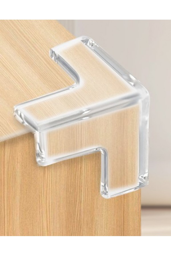 8 li Set Silikon Şeffaf Masa Kenarı Koruma Aparatı