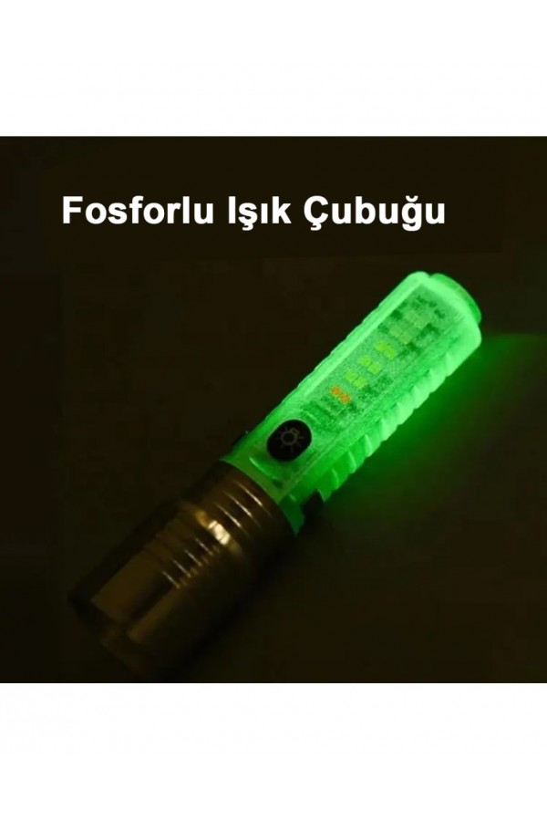 8 Mod Şarjlı Yeni Nesil El Feneri