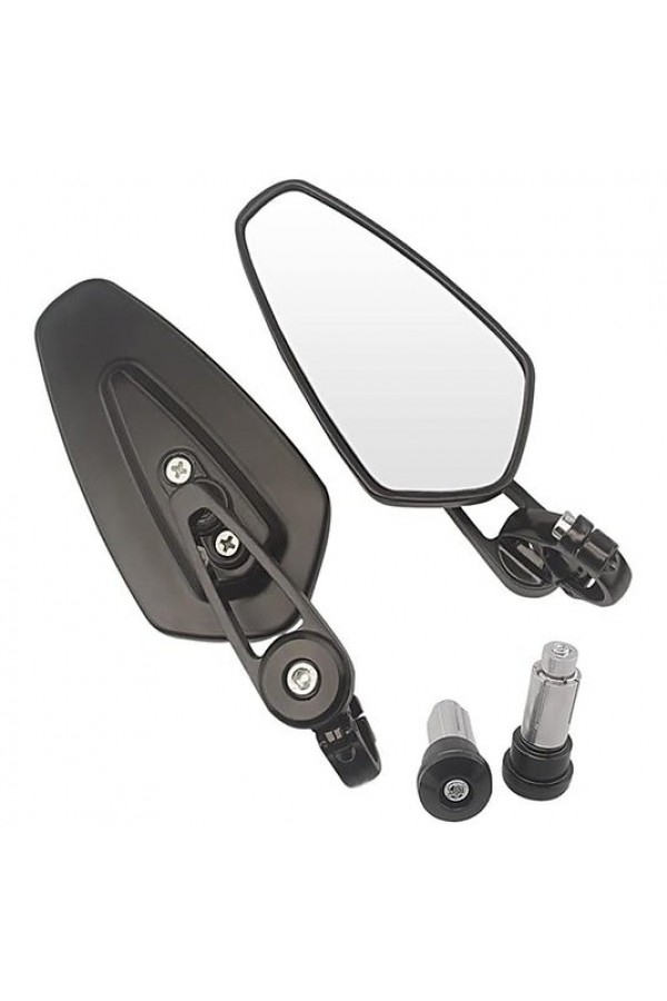Motosiklet Gidon Aynası Siyah Tak Kullan