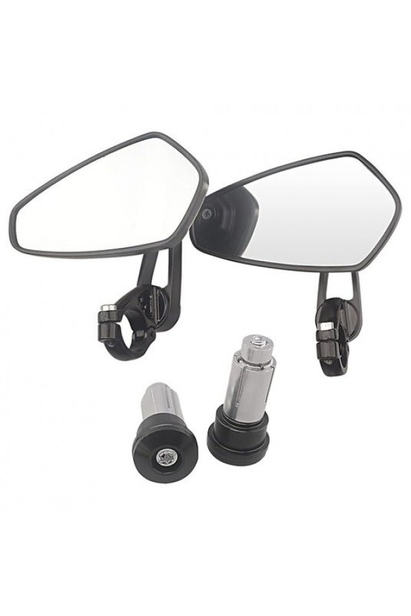 Motosiklet Gidon Aynası Siyah Tak Kullan