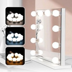 10'lu 3 Renk Led Makyaj Masası Lambası 10'lu 3 Renk Led Makyaj Masası Lambası