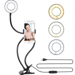 LED Halka Işık, Tripodlu Selfie Lambası, Esnek Kollu LED Halka Işık, Tripodlu Selfie Lambası, Esnek Kollu