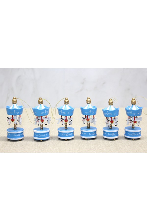 Ahşap 6'Lı Dekoratif Atlı Karınca