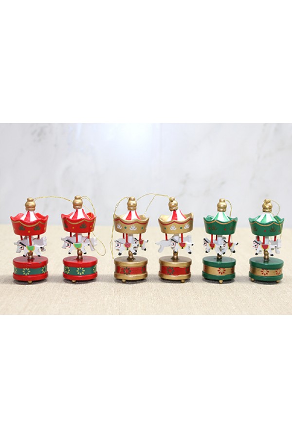 Ahşap 6'Lı Dekoratif Atlı Karınca