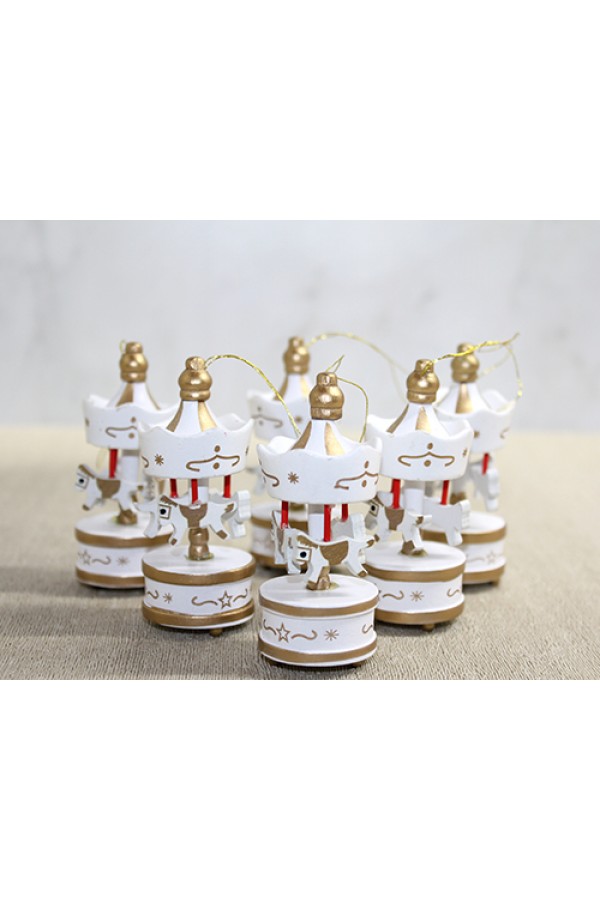 Ahşap 6'Lı Dekoratif Atlı Karınca