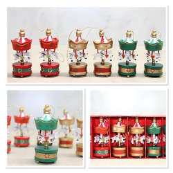 Ahşap 6'Lı Dekoratif Atlı Karınca