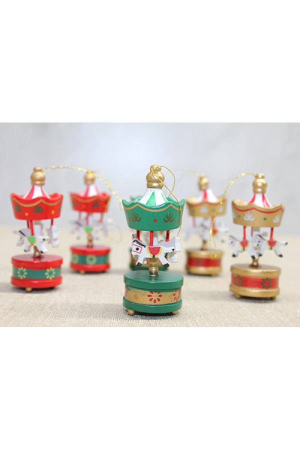 Ahşap 6'Lı Dekoratif Atlı Karınca