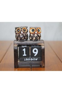 Ahşap Baykuş Takvim