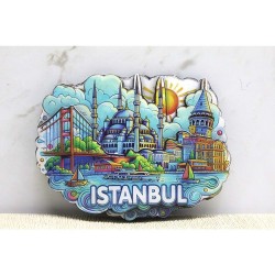 Ahşap İstanbul Temalı Magnet Ahşap İstanbul Temalı Magnet