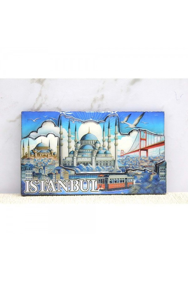 Ahşap İstanbul Temalı Magnet