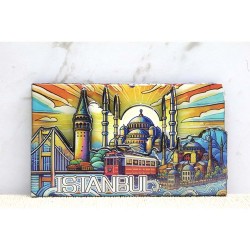 Ahşap İstanbul Temalı Magnet Ahşap İstanbul Temalı Magnet