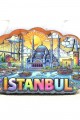 Ahşap İstanbul Temalı Magnet