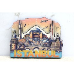 Ahşap İstanbul Temalı Magnet Ahşap İstanbul Temalı Magnet