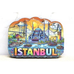 Ahşap İstanbul Temalı Magnet Ahşap İstanbul Temalı Magnet